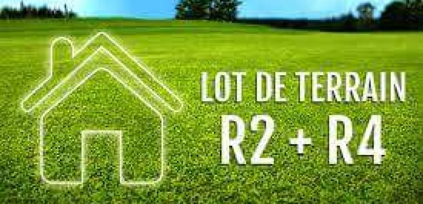 TERRAIN 490m² ZONE R+2 COMMERCIAL A RABAT