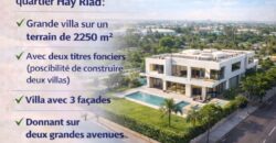 🏡 Grande villa à vendre – Hay Riad