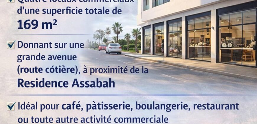 🏢 À vendre – Locaux commerciaux à Rabat