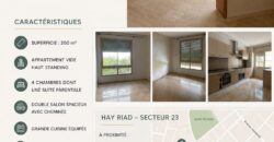  ✨ APPARTEMENT DE STANDING À LOUER – HAY RIAD ✨