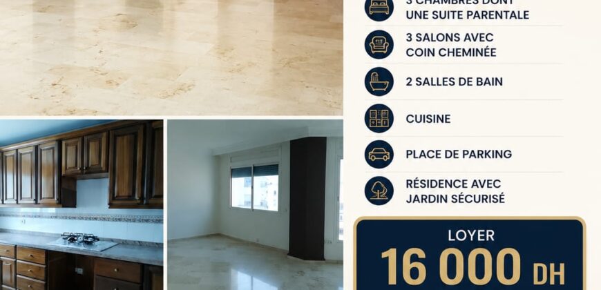 Appartement de standing à louer – Hay Riad