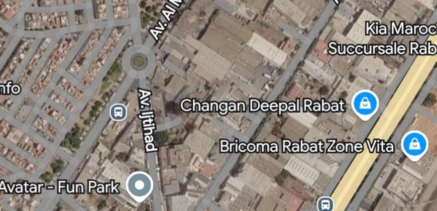 Terrain commercial à vendre – Rabat Kamra